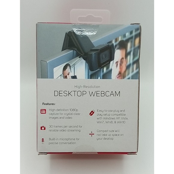 Packard Bell High Resoultion 1080P Web Cam for Desktop - Picture 2 of 4